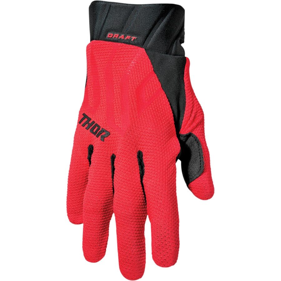 DRAFT Red/Black Gloves – Ignite Your Journey with Dynamic Style, Supreme Comfort, and Unrivaled Performance