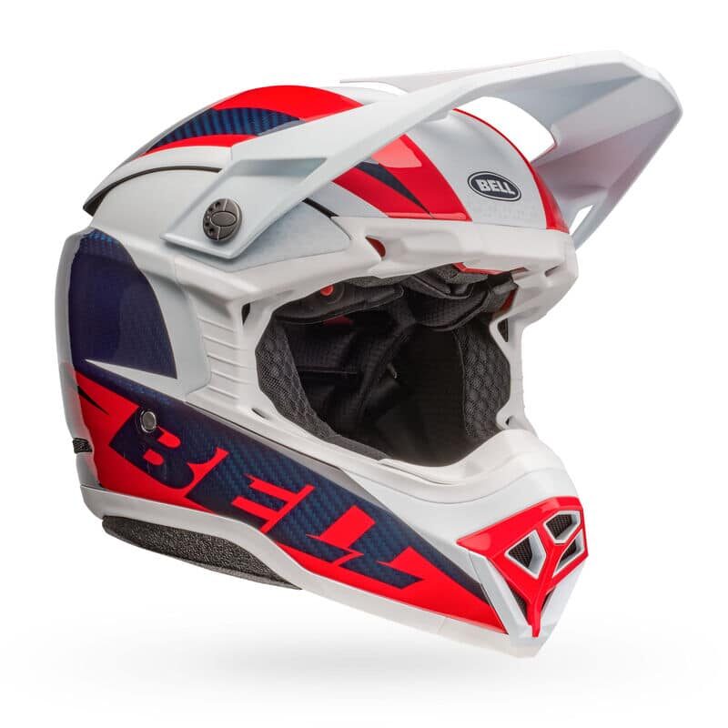 bell-moto-10-spherical-le-dirt-motorcycle-helmet-renegade-matte-gloss-blue-red-front-right