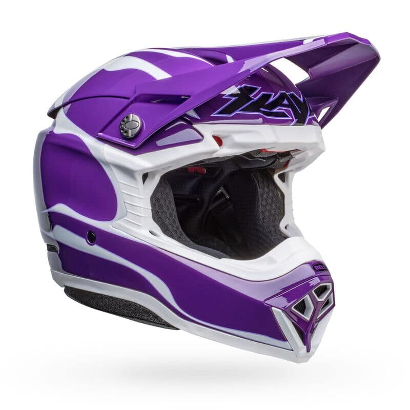 bell-moto-10-spherical-le-dirt-motorcycle-helmet-slayco-gloss-purple-white-front-right