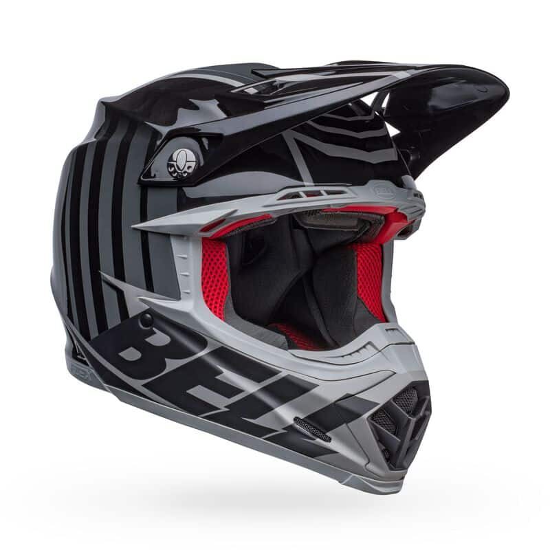 bell-moto-9s-flex-dirt-motorcycle-helmet-sprint-matte-gloss-black-gray-front-right