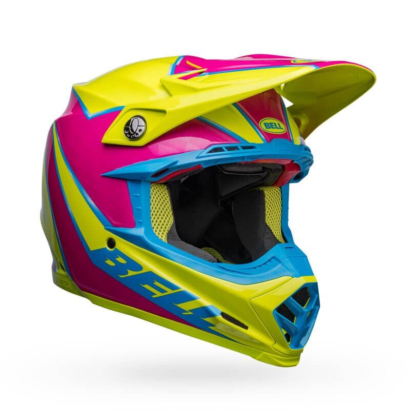 bell-moto-9s-flex-dirt-motorcycle-helmet-sprite-gloss-yellow-magenta-front-right