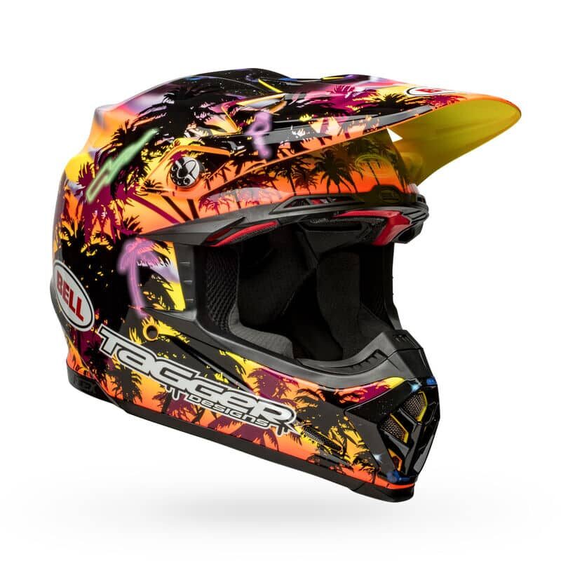 bell-moto-9s-flex-dirt-motorcycle-helmet-tagger-tropical-fever-gloss-yellow-orange-front-right